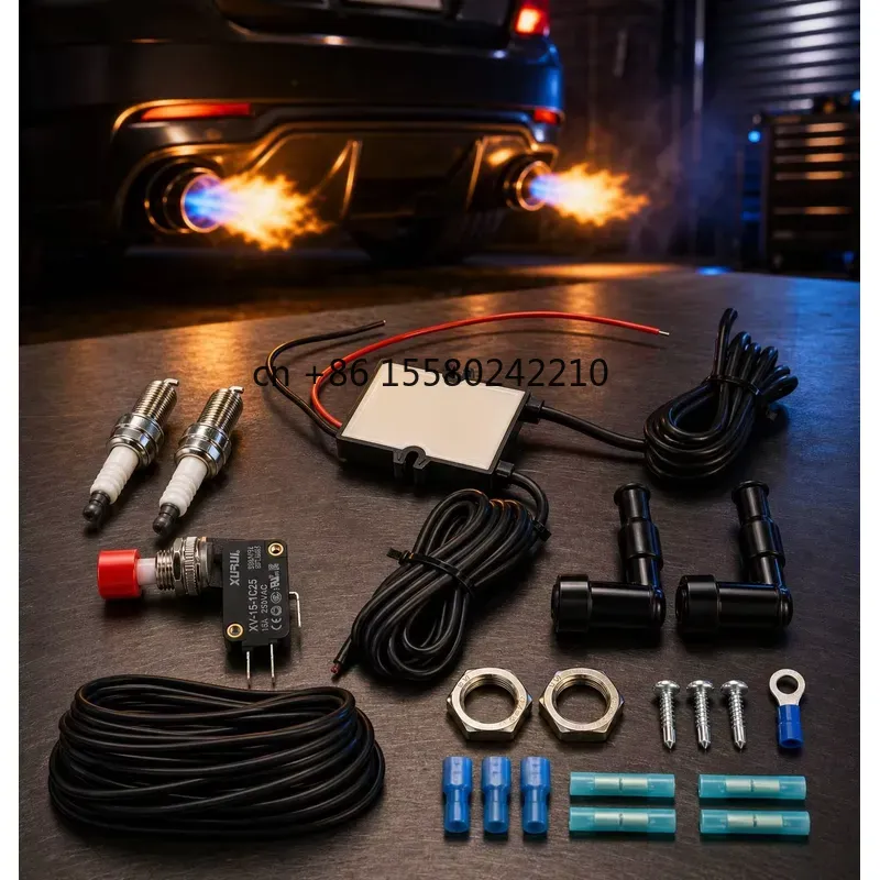 Spark Plug - Kit Lança-Chamas Universal para Escapamento de