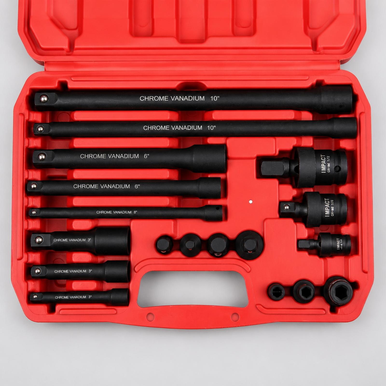 Kit de Chave de Impacto com 18 - Automotive Tools avaliação e preço