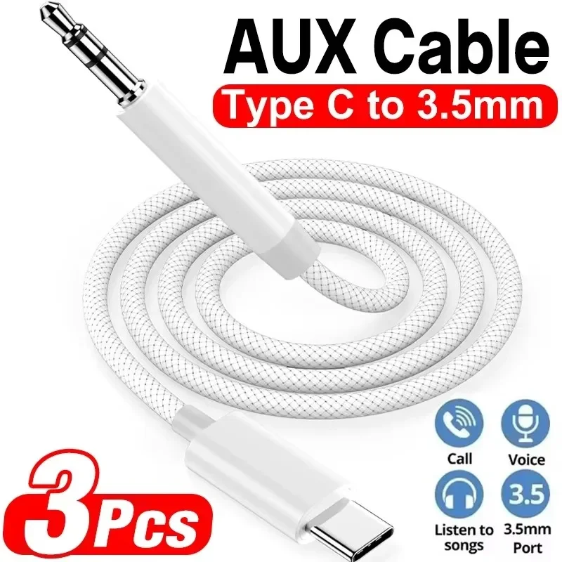 Cabo de Áudio AUX USB C para 3 - Car Jack avaliação e preço